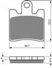 Picture of Goldfren AD326, FA423/4, SBS740 Disc Pads (Per 4)