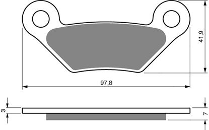 Picture of Goldfren AD356, FA609R Disc Pads (Pair)