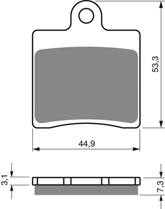 Picture of Goldfren AD367, FA661/4 Disc Pads