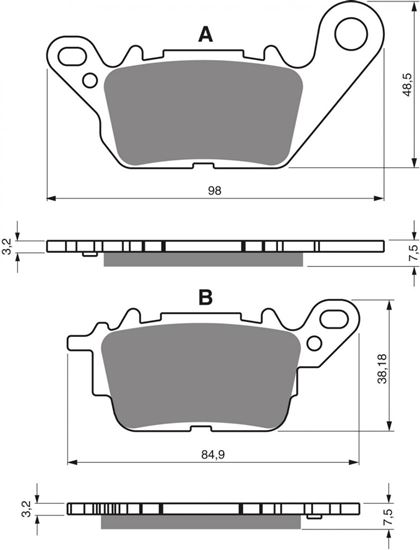 Picture of Galfer Brake Pad FD503 FA694