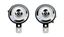 Picture of Horn 12 Volt Chrome Twin Type 90mm Diameter 12V DC (Pair)