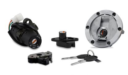 Picture of Ignition Switch Lock Set inc Fuel/Petrol Cap Aprilia RS125 (2 Wire