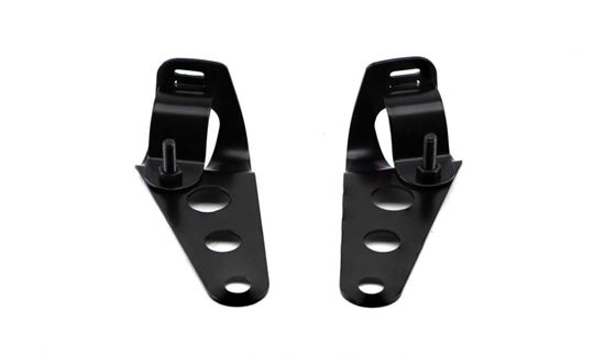 Picture of Headlight Brackets Black to fit forks 26mm to 37mm (Pair)