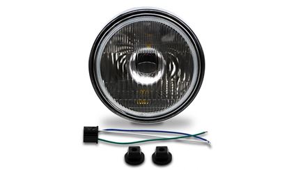 Picture of Headlight Round Complete Yamaha RD250, RD350LC 8"