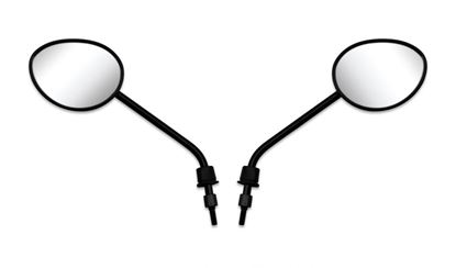 Picture of Mirrors Left & Right Hand for 1997 Piaggio Zip 50 Bimodale (2T) (Front Drum Model) with 8mm thread