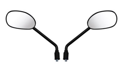 Picture of Mirrors 10mm Black Rectangle Left and Right Honda CBF125 (Pair)