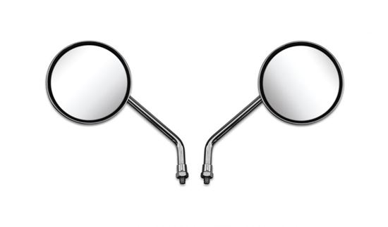 Picture of Mirrors Left & Right Hand for 1971 Kawasaki H1-B (3 Cylinder) with 10mm thread