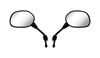 Picture of Mirrors Left & Right Hand for 2001 Honda FES 125 -1 Pantheon with 8mm thread