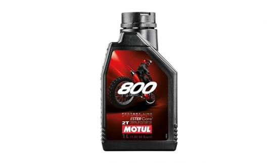 Picture of Motul Oil & Lubricant 800 2T Factory Line Off Road Racing 100% Synthet 1 Lt