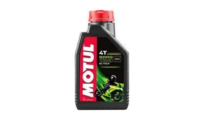 Picture of Motul Oil & Lubricant 5000 10w40 4T Semi Synthetic 1Ltr
