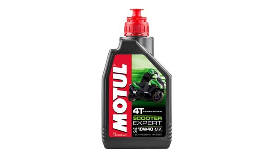 Picture of Motul Oil & Lubricant Scooter Expert 10w40 4T Semi Synthetic 1 Lt