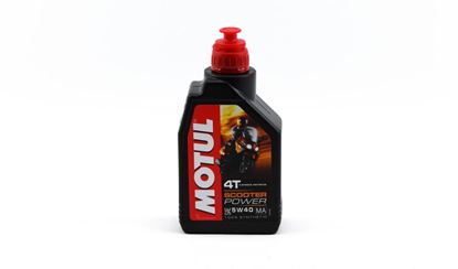 Picture of Motul Oil & Lubricant Scooter Power 5w40 4T 100% Synthetic 1 Lt