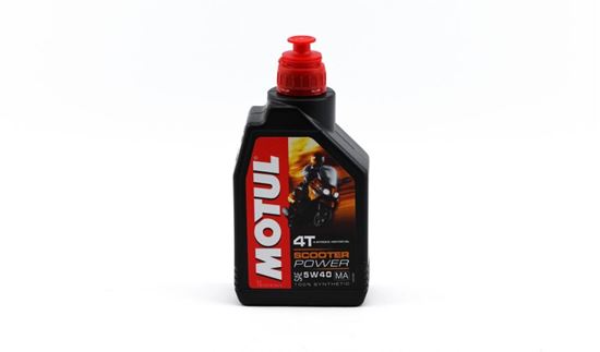 Picture of Motul Oil & Lubricant Scooter Power 5w40 4T 100% Synthetic 1 Lt