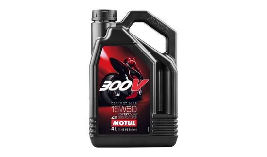 Picture of Motul Oil & Lubricant 300V Factory Line 15w50 4T 100% Synthetic 4 Lts