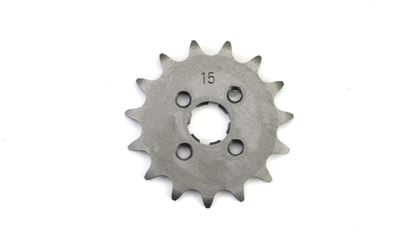 Picture of 15 Tooth Front Gearbox Drive Sprocket Honda C90 Cub C50 LA JTF253