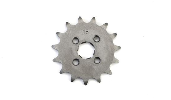 Picture of 15 Tooth Front Gearbox Drive Sprocket Honda C90 Cub C50 LA JTF253