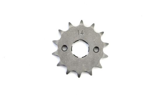 Picture of 14 Tooth Front Gearbox Drive Sprocket Honda CG125 ES & Brazil JTF259