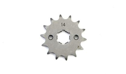 Picture of 14 Tooth Front Gearbox Drive Sprocket Yamaha YBR125 XT125 SR125 JTF1263