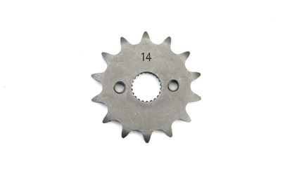 Picture of 14 Tooth Front Gearbox Drive Sprocket Honda CRF50F 04-14, XR50 JTF1256