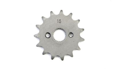 Picture of 15 Tooth Front Gearbox Drive Sprocket Hon CR80 & 85 XR70 CRF70 JTF1256