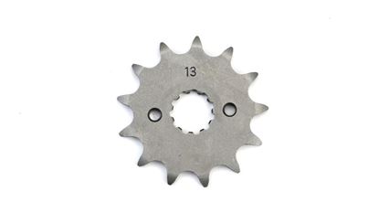 Picture of 13 Tooth Front Gearbox Drive Sprocket Honda NX250 88-93, AX1 JTF280
