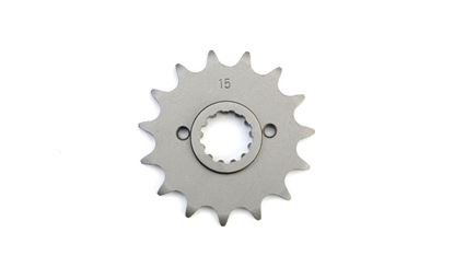 Picture of 15 Tooth Front Gearbox Drive Sprocket Honda NX650 Dom SLR650 JTF308