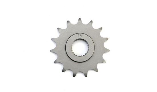 Picture of 15 Tooth Front Gearbox Drive Sprocket Apr Tuareg 125 ETX 350 JTF402