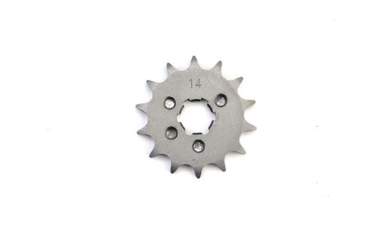 Picture of 14 Tooth Front Gearbox Drive Sprocket Kawasaki KMX125 AR125 JTF417