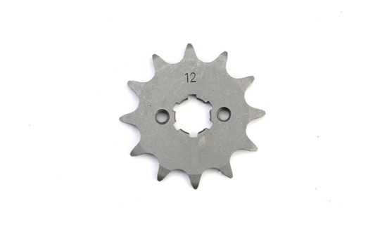 Picture of 12 Tooth Front Gearbox Drive Sprocket Ka KX125 Suz TS185 JTF422 JTF421