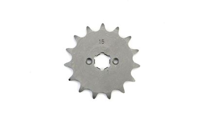 Picture of 15 Tooth Front Gearbox Drive Sprocket Suzuki RG125 GT185 JTF422 JTF421