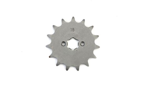 Picture of 15 Tooth Front Gearbox Drive Sprocket Suzuki RG125 GT185 JTF422 JTF421