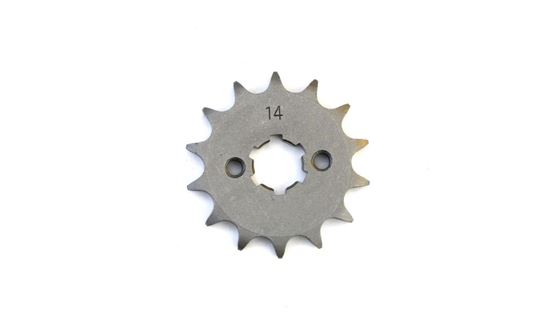 Picture of 14 Tooth Front Gearbox Drive Sprocket Suzuki GT125 75, A100  JTF1425