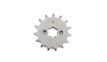 Picture of 15 Tooth Front Gearbox Drive Sprocket Suz GP100, GP125 RG125 JTF1425