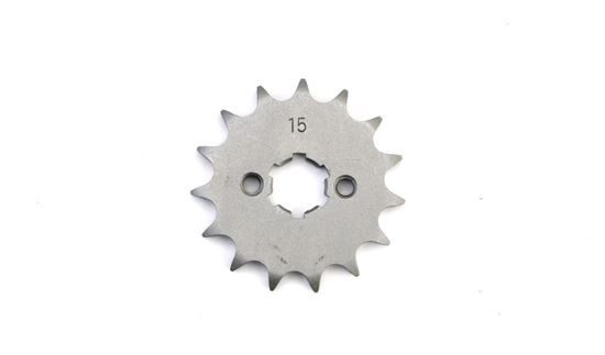 Picture of 15 Tooth Front Gearbox Drive Sprocket Suz GP100, GP125 RG125 JTF1425