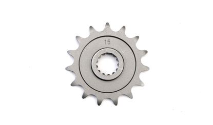 Picture of 15 Tooth Front Gearbox Drive Sprocket Suz DRZ400 00-12 DR200 JTF432