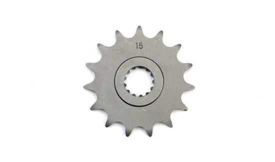Picture of 15 Tooth Front Gearbox Drive Sprocket Suzuki SP370 GN250 TU250 JTF434