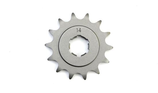 Picture of 14 Tooth Front Gearbox Drive Sprocket Kawasaki KH250 A5 76 S1-A JTF506