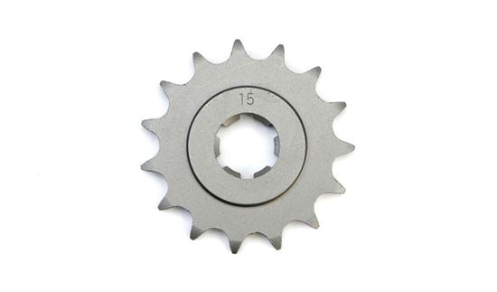 Picture of 15 Tooth Front Gearbox Drive Sprocket Kawasaki KH250S1, B3-B5 JTF506