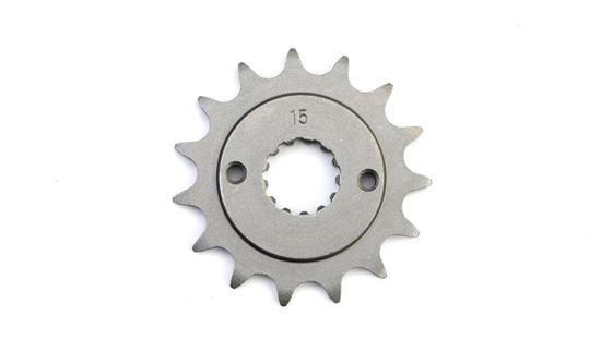 Picture of 15 Tooth Front Gearbox Drive Sprocket Kawasaki GPZ400 ZR400 JTF1539 JTF512
