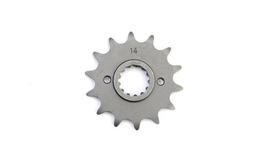 Picture of 14 Tooth Front Gearbox Drive Sprocket Kawasaki EL GPZ KLX ZR ZXR JTF516
