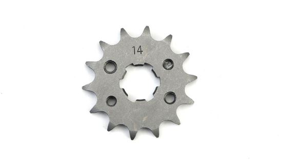 Picture of 14 Tooth Front Gearbox Drive Sprocket Yamaha TW200 95-06 TW125 JTF1559