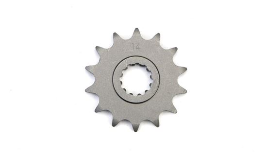 Picture of 14 Tooth Front Gearbox Drive Sprocket Aprilia RS50, RX50 JTF1120