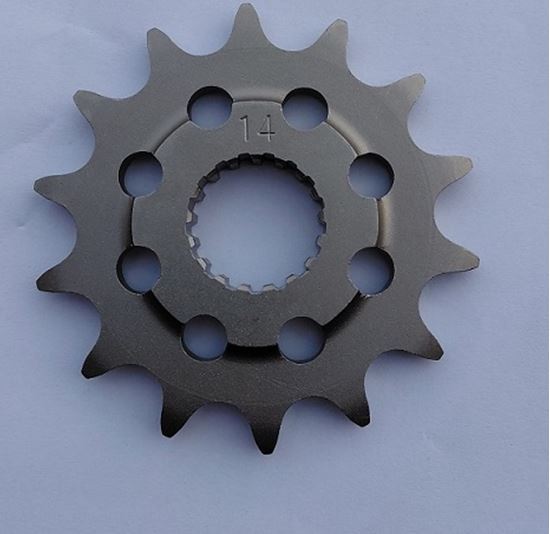 Picture of 14 Tooth Front Gearbox Drive Sprocket Honda CR250 CR500 88-91 JTF284