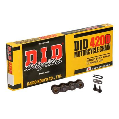 Picture of DID Chain Standard Duty Black D 420-120L (17.6KN) (RJ Split Link) (Single)