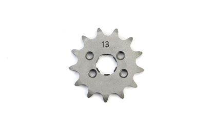 Picture of 252-13 Front Sprocket Honda C50E Super Cub 84-85, Z50A Monkey, ATC70 82-85, TRX70 86-87 (Single)