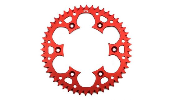 Picture of MTX Zero Aluminium 210/301-53 Rear Sprocket Red Honda CRF250X 04-09,11, CR250 87,90-91 (Single)