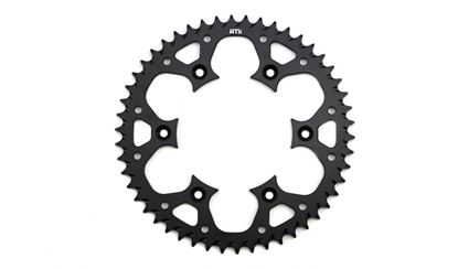 Picture of MTX Zero Aluminium 808-52 Rear Sprocket Black Suzuki RM-Z450 09-13, RMX250 89-99 (Single)