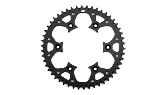 Picture of MTX Zero Aluminium 808-52 Rear Sprocket Black Suzuki RM-Z450 09-13, RMX250 89-99 (Single)