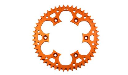 Picture of MTX Zero Aluminium 897-48 Rear Sprocket Orange KTM EXC 125 95-97, LC2 125 96-98 (Single)