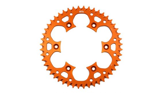 Picture of MTX Zero Aluminium 897-48 Rear Sprocket Orange KTM EXC 125 95-97, LC2 125 96-98 (Single)